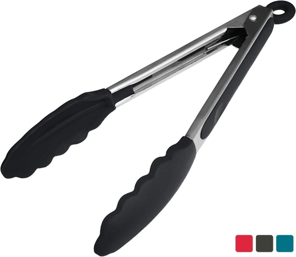 non stick tongs for fried chicken
