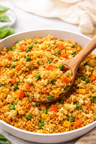 Cauliflower chicken fried rice