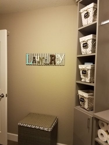 laundry room after sign
