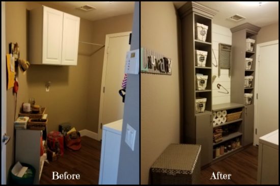 Laundry Room before after