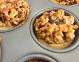 mini pecan pies