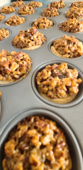 mini pecan pies