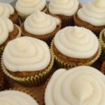 frosted pumpkin spice cupcakes