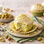 Pistachio cupcakes