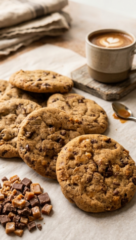 coffee toffee cookies